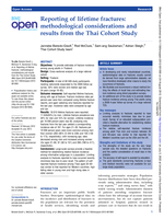 Reporting of lifetime fractures: methodological considerations and results from the Thai Cohort Study