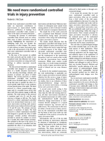 We need more randomised controlled trials in injury prevention
