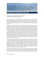 Chief Editors' Introduction: Vol 3(3)
