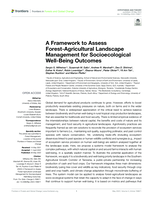 A Framework to Assess Forest-Agricultural Landscape Management for Socioecological Well-Being Outcomes