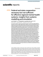 Federal and state cooperation necessary but not sufficient for effective regional mental health systems: insights from systems modelling and simulation