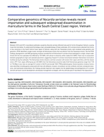Comparative genomics of Nocardia seriolae reveals recent importation and subsequent widespread dissemination in mariculture farms in the South Central Coast region, Vietnam