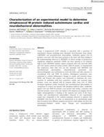 Characterisation of an experimental model to determine streptococcal M protein induced autoimmune cardiac and neurobehavioral abnormalities