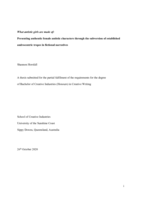 What autistic girls are made of: Presenting authentic female autistic characters through the subversion of established androcentric tropes in fictional narratives