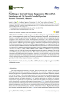 Profiling of the Salt Stress Responsive MicroRNA Landscape of C4 Genetic Model Species Setaria viridis (L.) Beauv