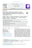 Quantitative proteomic dataset of mouse caput epididymal epithelial cells exposed to acrylamide in vivo