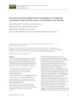 Peri-Urban Food Futures: Opportunities and Challenges to Reconfiguring Sustainable Local Agri-food Value Chains on the Sunshine Coast, Australia