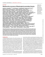 Biodiversity recovery of Neotropical secondary forests