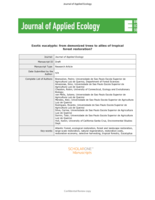 Exotic eucalypts: From demonized trees to allies of tropical forest restoration?