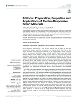 Editorial: Preparation, Properties and Applications of Electro-Responsive Smart Materials