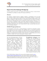 Report from the Embargo Workgroup