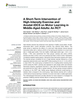A Short-Term Intervention of High-Intensity Exercise and Anodal-tDCS on Motor Learning in Middle-Aged Adults: An RCT