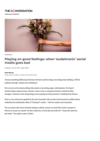 Playing on good feelings: when ‘eudaimonic’ social media goes bad