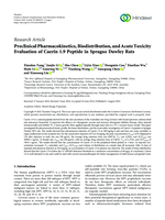 Preclinical Pharmacokinetics, Biodistribution, and Acute Toxicity Evaluation of Caerin 1.9 Peptide in Sprague Dawley Rats