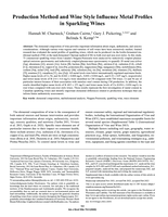 Production Method and Wine Style Influence Metal Profiles in Sparkling Wines