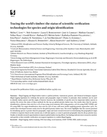 Tracing the world's timber: the status of scientific verification technologies for species and origin identification