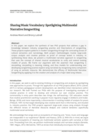 Sharing Music Vocabulary: Spotlighting Multimodal Narrative Songwriting
