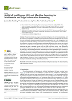 Artificial Intelligence (AI) and Machine Learning for Multimedia and Edge Information Processing