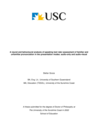 A neural and behavioural analysis of speaking test rater assessment of familiar and unfamiliar pronunciation in two presentation modes: audio-only and audio-visual