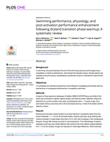 Swimming performance, physiology, and post-activation performance enhancement following dryland transition phase warmup: A systematic review