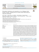 Microplastic distribution and composition on two Galápagos island beaches, Ecuador: Verifying the use of citizen science derived data in long-term monitoring