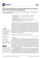 The Improved Properties of Carboxymethyl Bacterial Cellulose Films with Thickening and Plasticizing