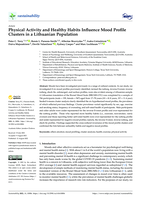 Physical Activity and Healthy Habits Influence Mood Profile Clusters in a Lithuanian Population