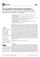 Cut-to-Length Harvesting Options for the Integrated Harvesting of the European Industrial Poplar Plantations