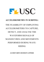 Accelerometry in Surfing: the feasibility of employing accelerometers to capture, detect, and analyse the waveform signals of manoeuvres and movements performed during wave-riding