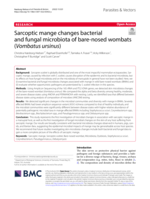 Sarcoptic mange changes bacterial and fungal microbiota of bare-nosed wombats (Vombatus ursinus)