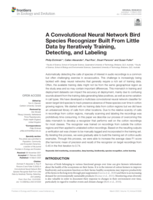 A Convolutional Neural Network Bird Species Recognizer Built From Little Data by Iteratively Training, Detecting, and Labeling
