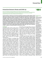 Interactions between climate and COVID-19