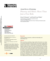 Phoresy and Mites: More Than Just a Free Ride