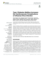 Type I Diabetes Mellitus Increases the Cardiovascular Complications of Influenza Virus Infection