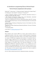 An introduction to programming Physics-Informed Neural Network-based computational solid mechanics