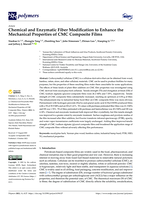 Chemical and Enzymatic Fiber Modification to Enhance the Mechanical Properties of CMC Composite Films
