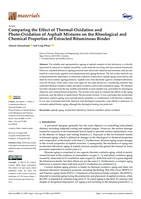 Comparing the Effect of Thermal-Oxidation and Photo-Oxidation of Asphalt Mixtures on the Rheological and Chemical Properties of Extracted Bituminous Binder