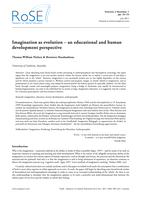 Imagination as evolution - an education and human development perspective