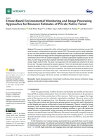 Drone-Based Environmental Monitoring and Image Processing Approaches for Resource Estimates of Private Native Forest