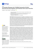 A Genomics Resource for 12 Edible Seaweeds to Predict Seaweed-Secreted Peptides with Potential Anti-Cancer Function