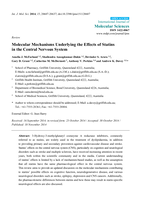 Molecular Mechanisms Underlying the Effects of Statins in the Central Nervous System