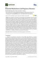 Elemental Metabolomics and Pregnancy Outcomes