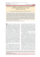 Women's Utilisation, Experiences and Satisfaction with Postnatal Follow-up Care Systematic literature review