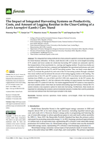 The Impact of Integrated Harvesting Systems on Productivity, Costs, and Amount of Logging Residue in the Clear-Cutting of a Larix kaempferi (Lamb.) Carr. Stand