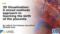 3D Visualisation: A mixed methods approach to teaching the birth of the placenta