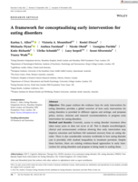 A framework for conceptualising early intervention for eating disorders