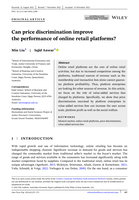 Can price discrimination improve the performance of online retail platforms?