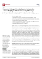 Unexpected Pathogen Diversity Detected in Australian Avifauna Highlights Potential Biosecurity Challenges