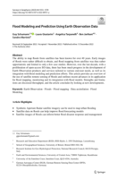 Flood Modeling and Prediction Using Earth Observation Data
