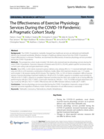 The Effectiveness of Exercise Physiology Services During the COVID-19 Pandemic: A Pragmatic Cohort Study